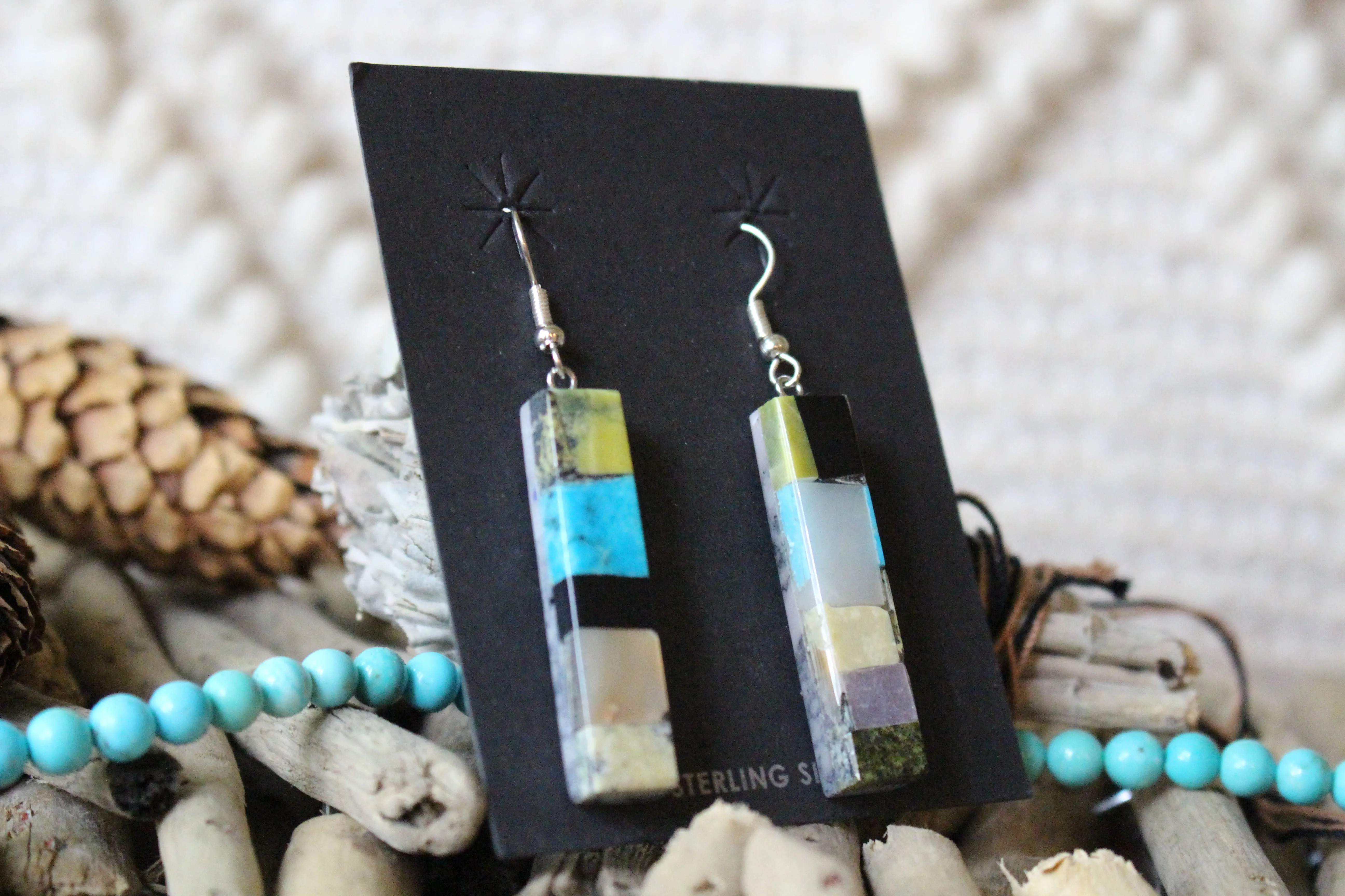 Inlay Desert Earrings