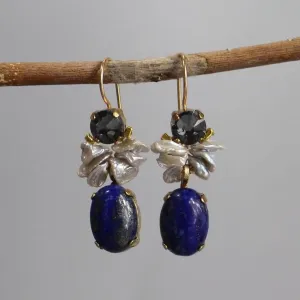 Lapis Flamenco Earrings