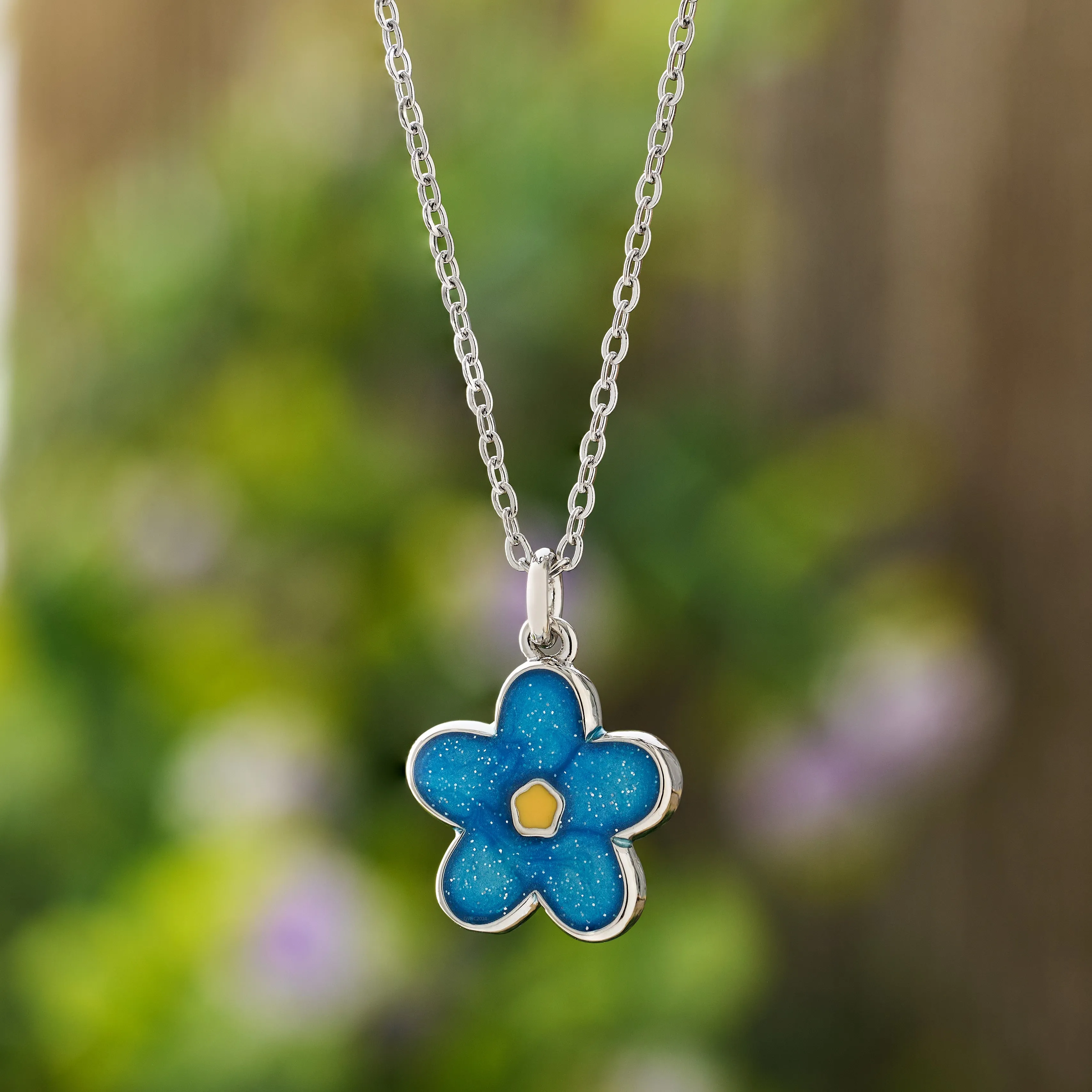 Little Forget-Me-Not Flower Necklace