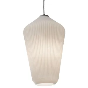 Lola 11 in. Pendant Light White Finish