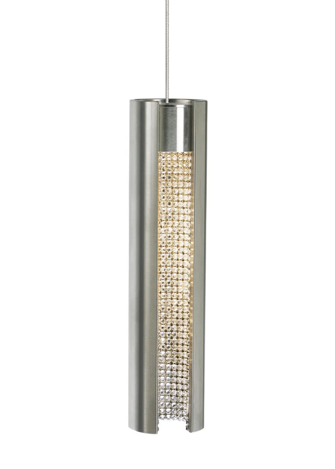 Low-Voltage Pendants Dolly Pendant in Satin Nickel