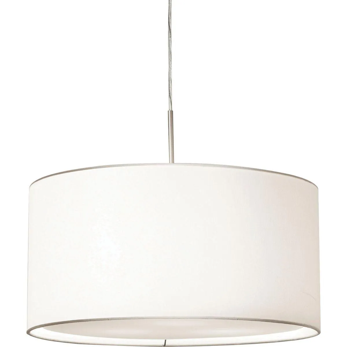 Mae 20 in. 3 Lights Pendant Light Satin Nickel Finish