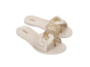 Melissa Jelly Chain AD Flat Beige Flipflops For Women