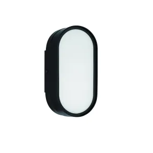 Melody 1 Light LED Wall Sconce in Flat Black