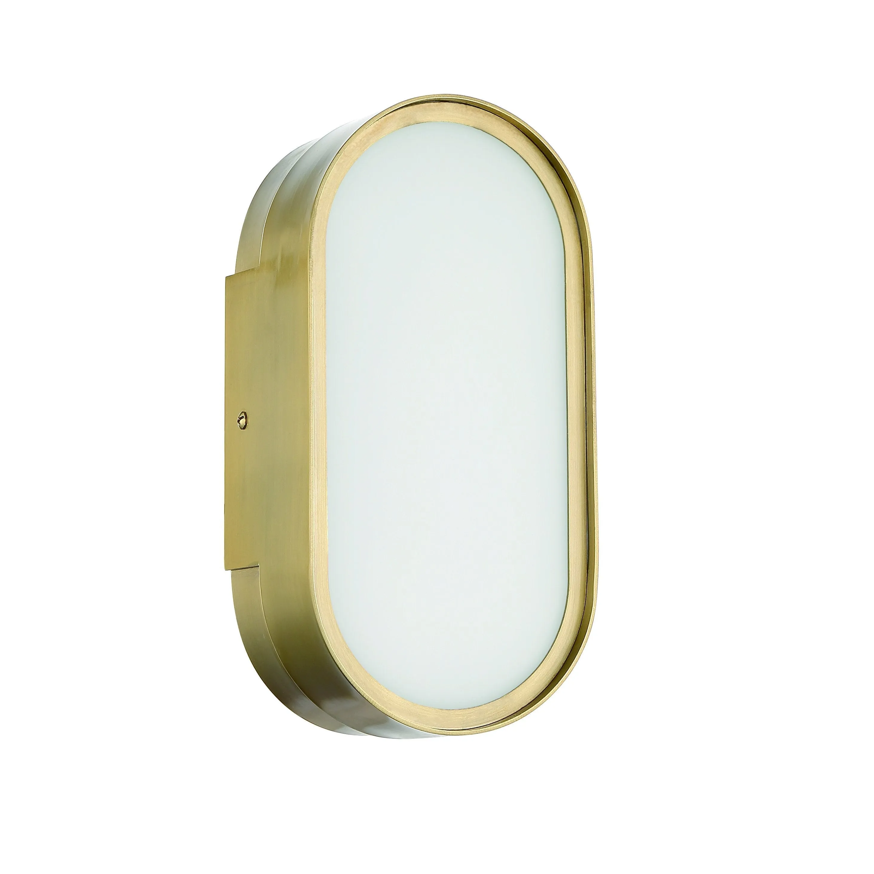 Melody 1 Light LED Wall Sconce in Satin Brass