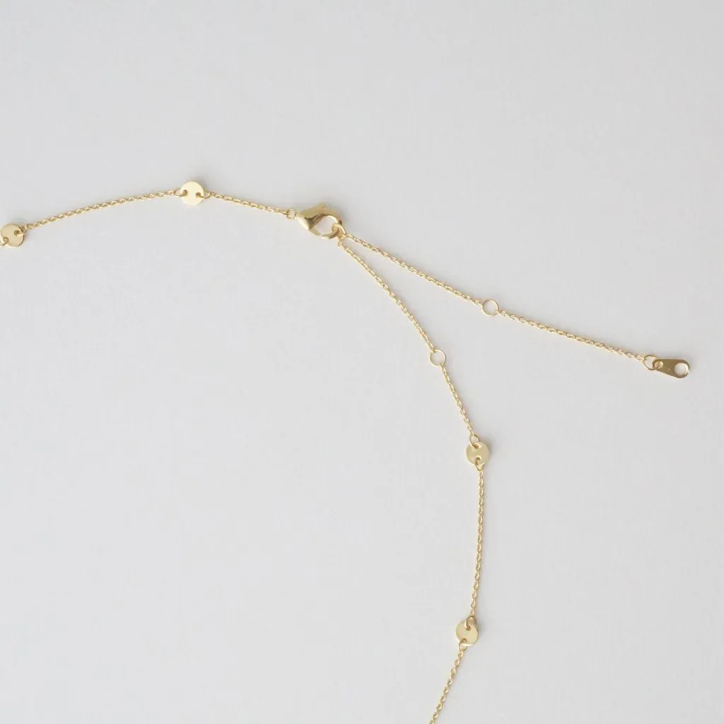 Milky Way Disc Chain Necklace