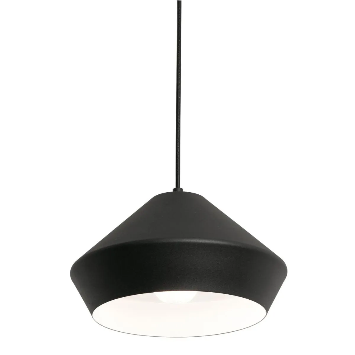 Milo 11 in. Pendant Light Black Finish