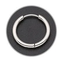 Minimalistic Circular Stainless Steel Ear Studs