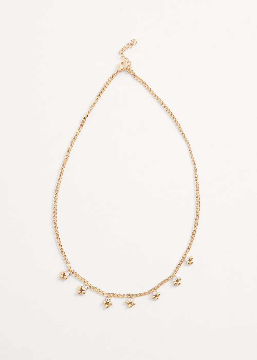 MORAG CRYSTAL CHARM NECKLACE