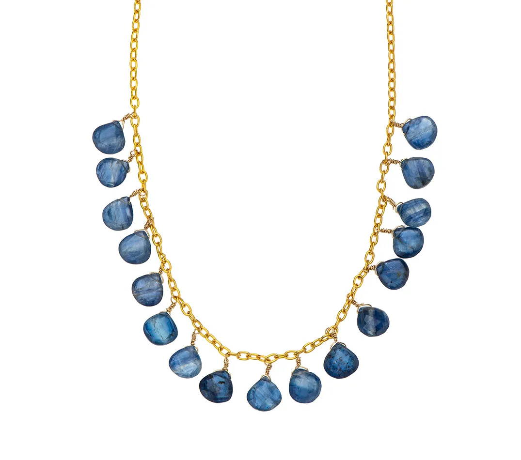 Nava Zahavi Gold Filled Tanzanite Necklace