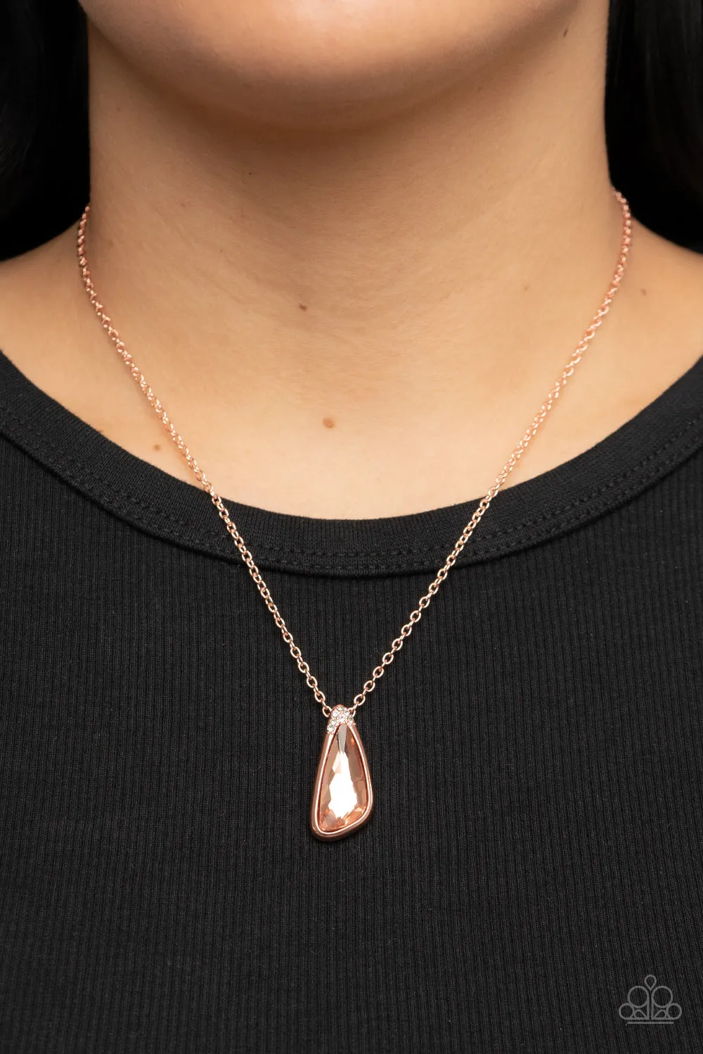 Necklaces Envious Extravagance - Copper N2174