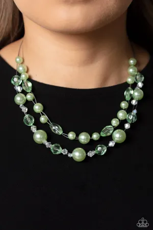 Necklaces Parisian Pearls - Green N2335