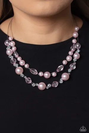 Necklaces Parisian Pearls - Pink N2394