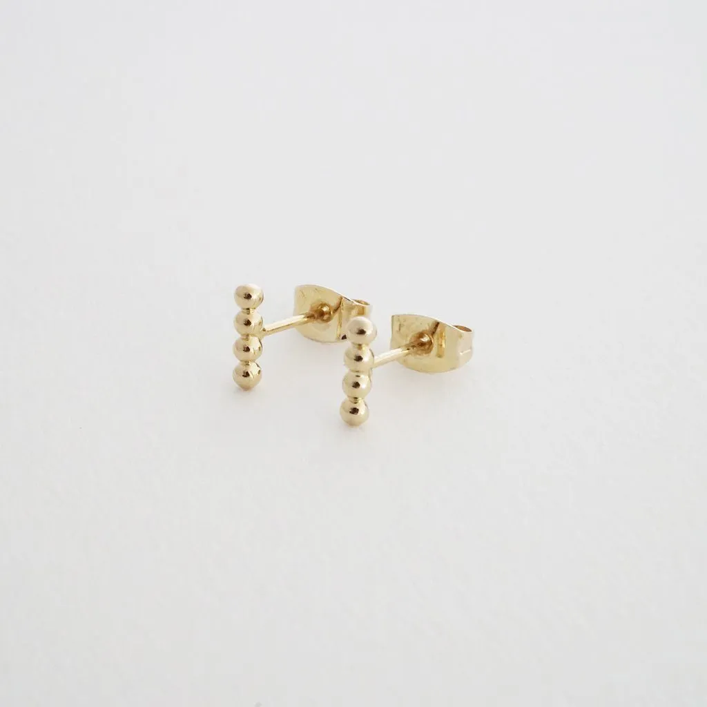 Paige Beaded Studs - Final Sale