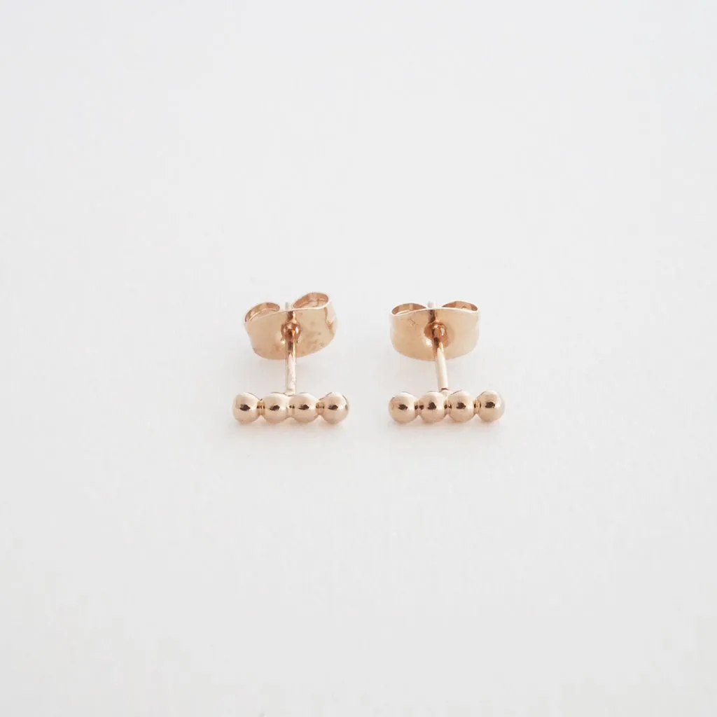 Paige Beaded Studs - Final Sale