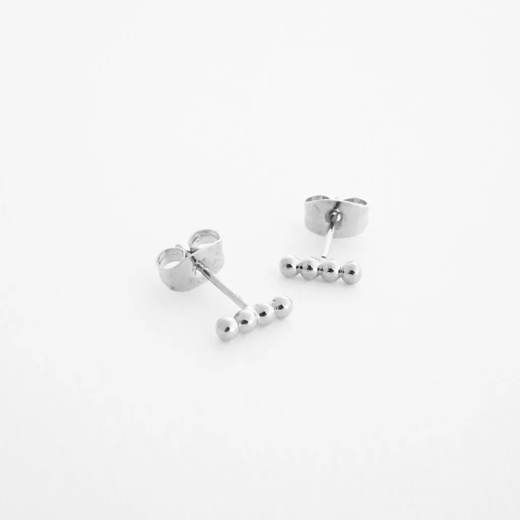 Paige Beaded Studs - Final Sale