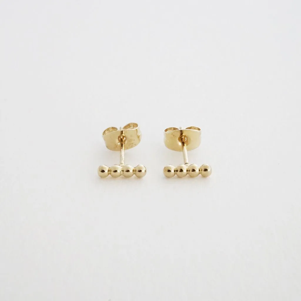 Paige Beaded Studs - Final Sale