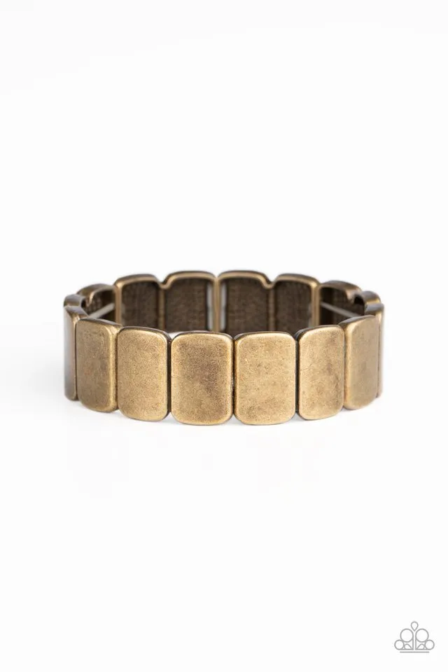 Paparazzi Bracelet ~ Retro Effect - Brass