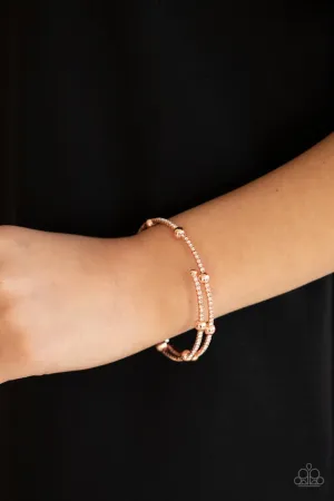 Paparazzi Bracelet ~ Standout Shine - Copper