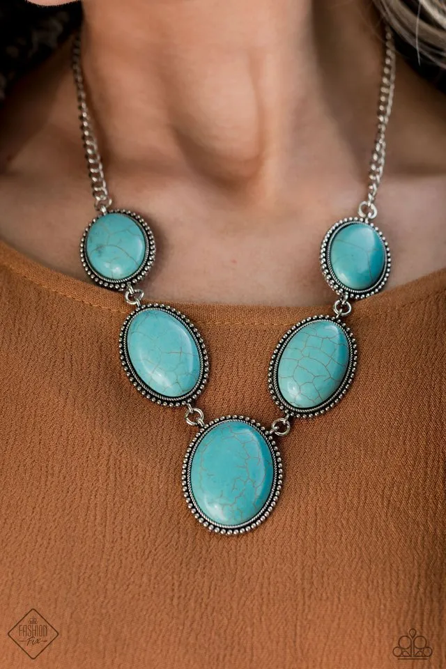 Paparazzi Necklace ~ River Valley Radiance - Blue