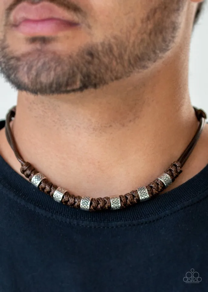 Paparazzi Necklace ~ Rural Rumble - Brown