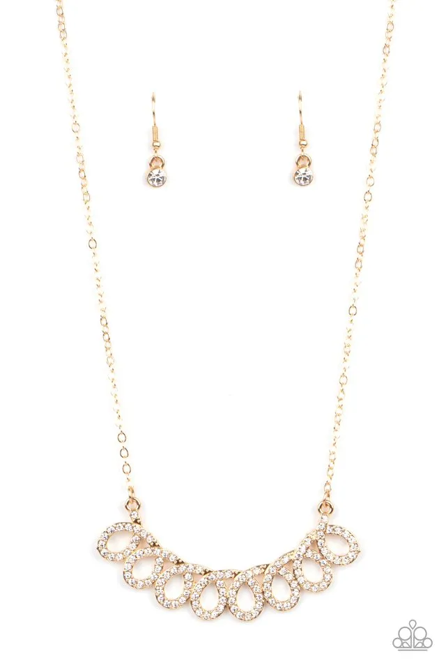 Paparazzi Necklace ~ Timeless Trimmings - Gold