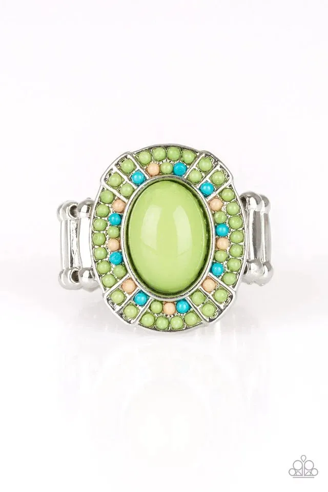 Paparazzi Ring ~ Colorfully Rustic - Green