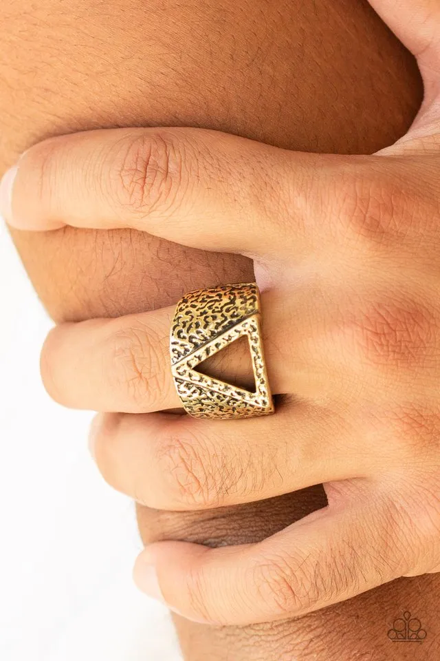 Paparazzi Ring ~ Triathlon - Brass