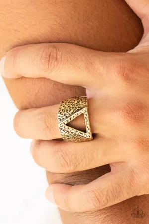 Paparazzi Ring ~ Triathlon - Brass