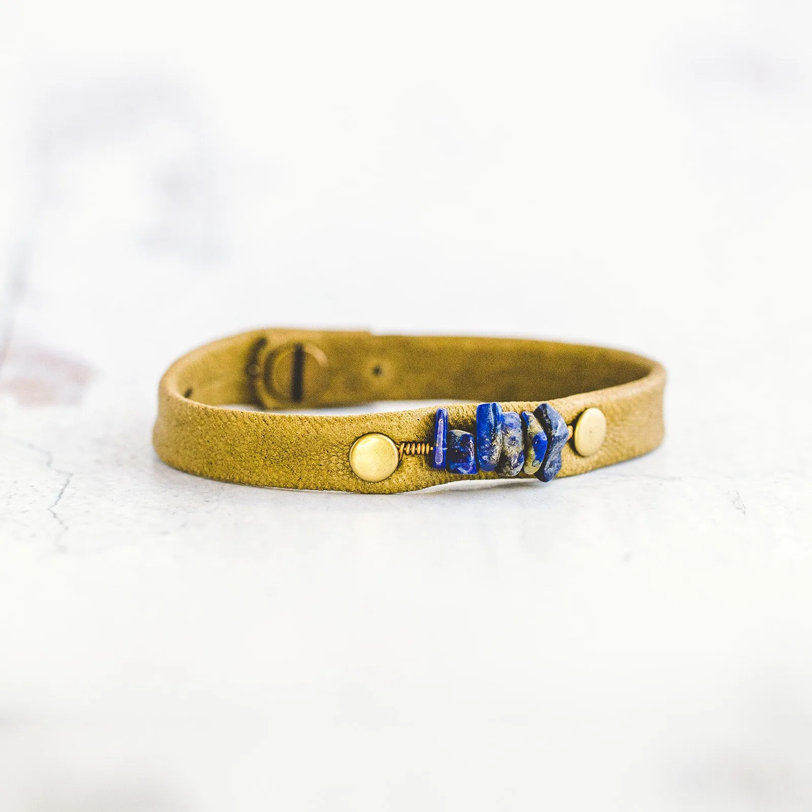 Pebble Bracelet - Antique Brass