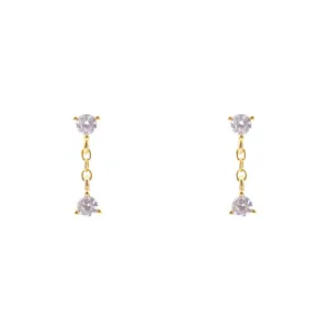 rhinestone drop studs