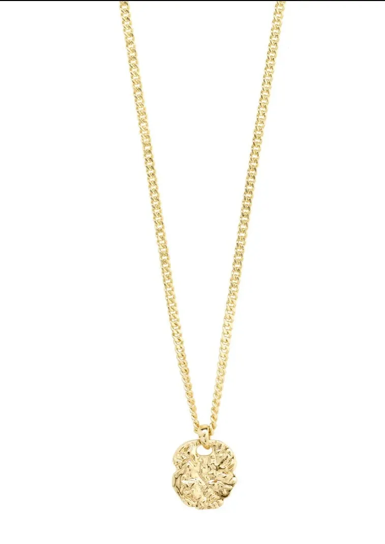 Scottie Recycled Coin Necklace | Gold