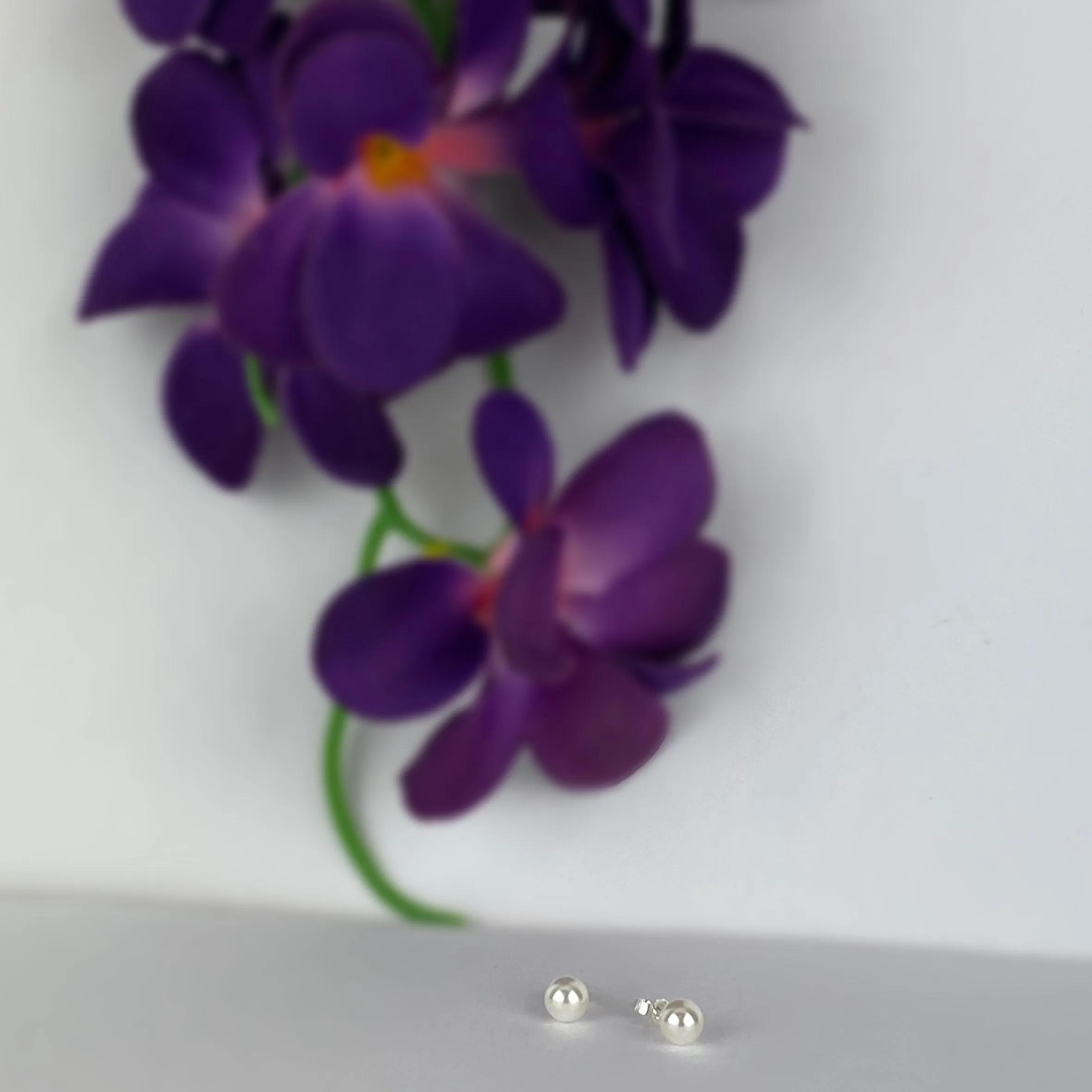 Simple Pearl Studs - VE556