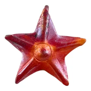 Small Copper Star Charm w/ Bail on Back