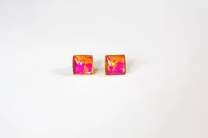 SQUARE STUD EARRINGS