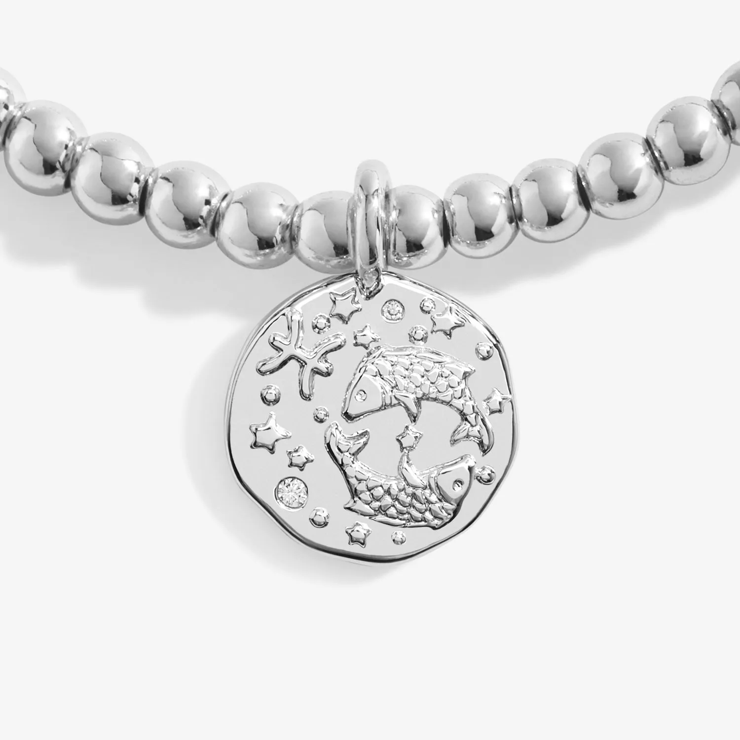 Star Sign A Little Pisces Silver Plated Bracelet 7443