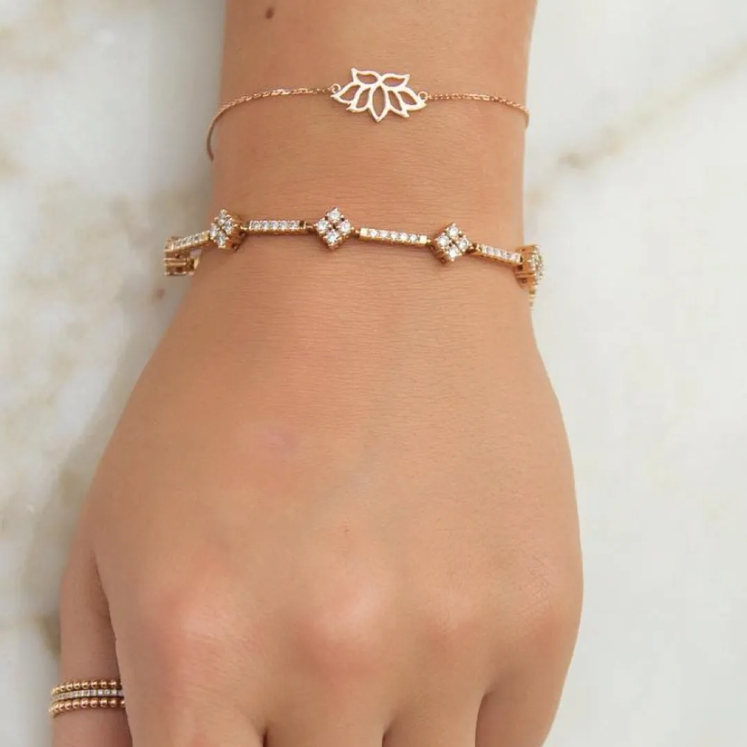 Stunner Tennis Diamond Bracelet