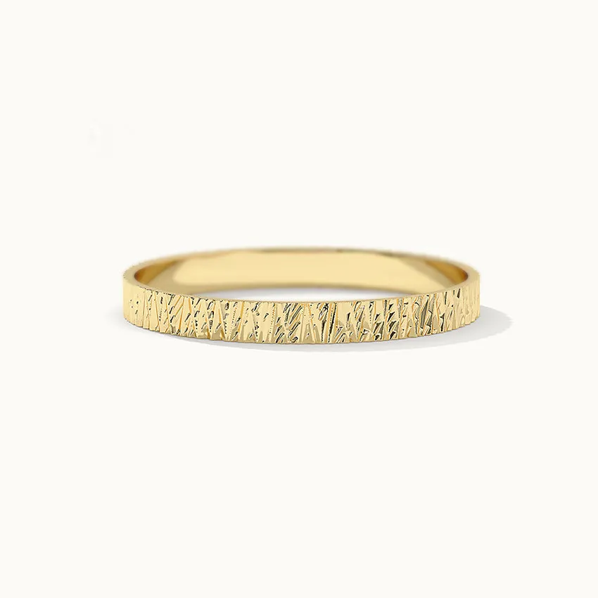 Textured Stackable Band