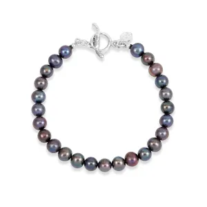 Timeless Peacock Freshwater Pearl Bracelet