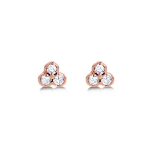 Tri-Stud Earrings