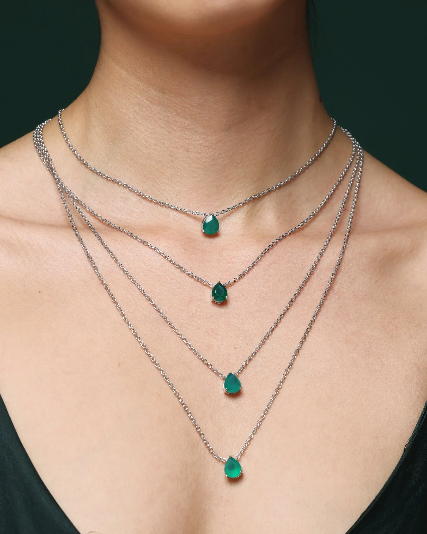 Waves of Promise Emerald Necklace