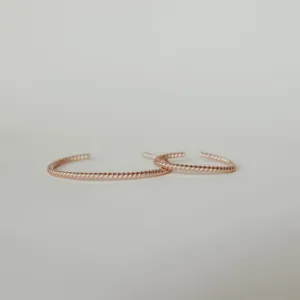 Woven Twisted Rose Gold Mama   Me Set