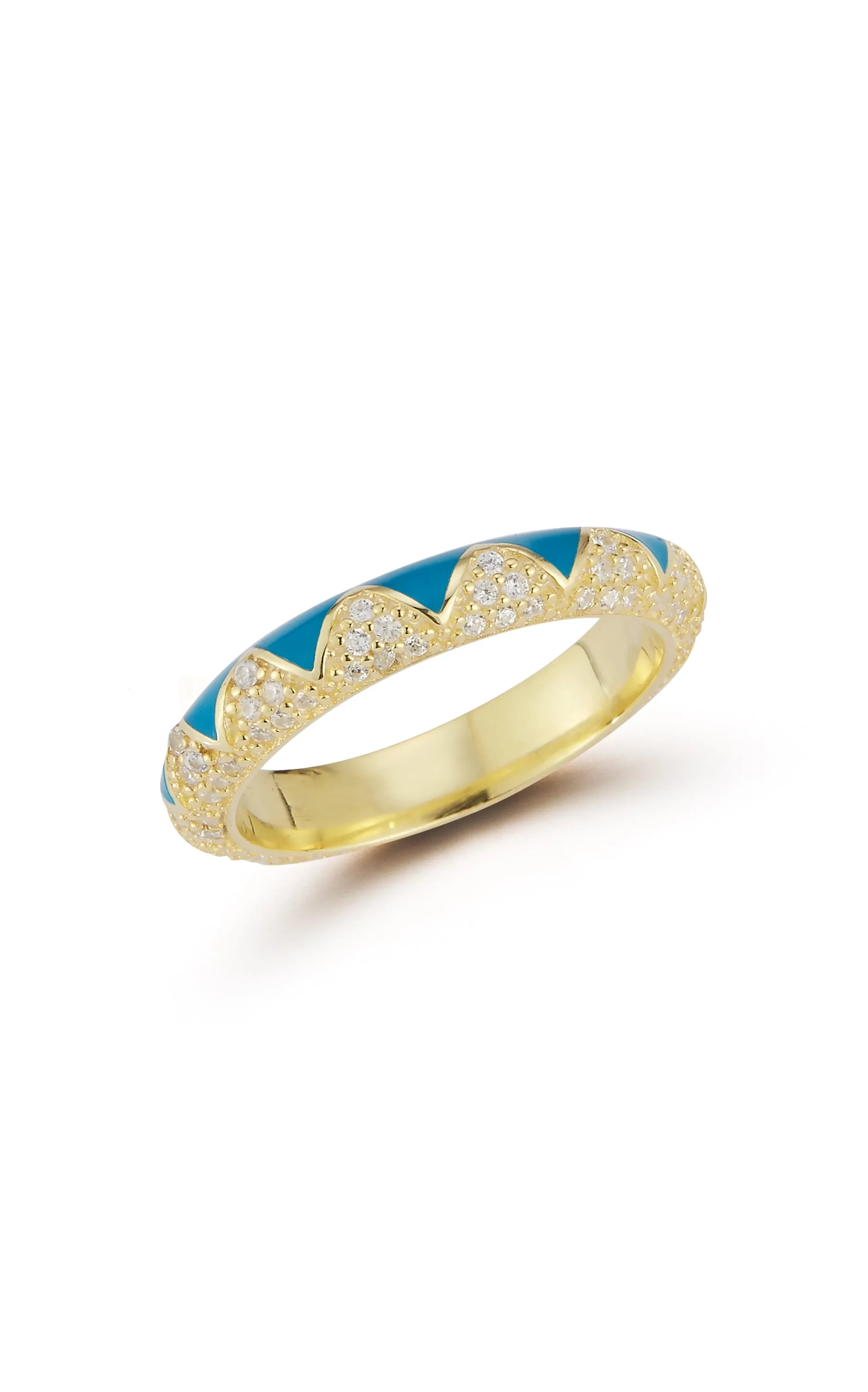 Zig Zag Band Ring